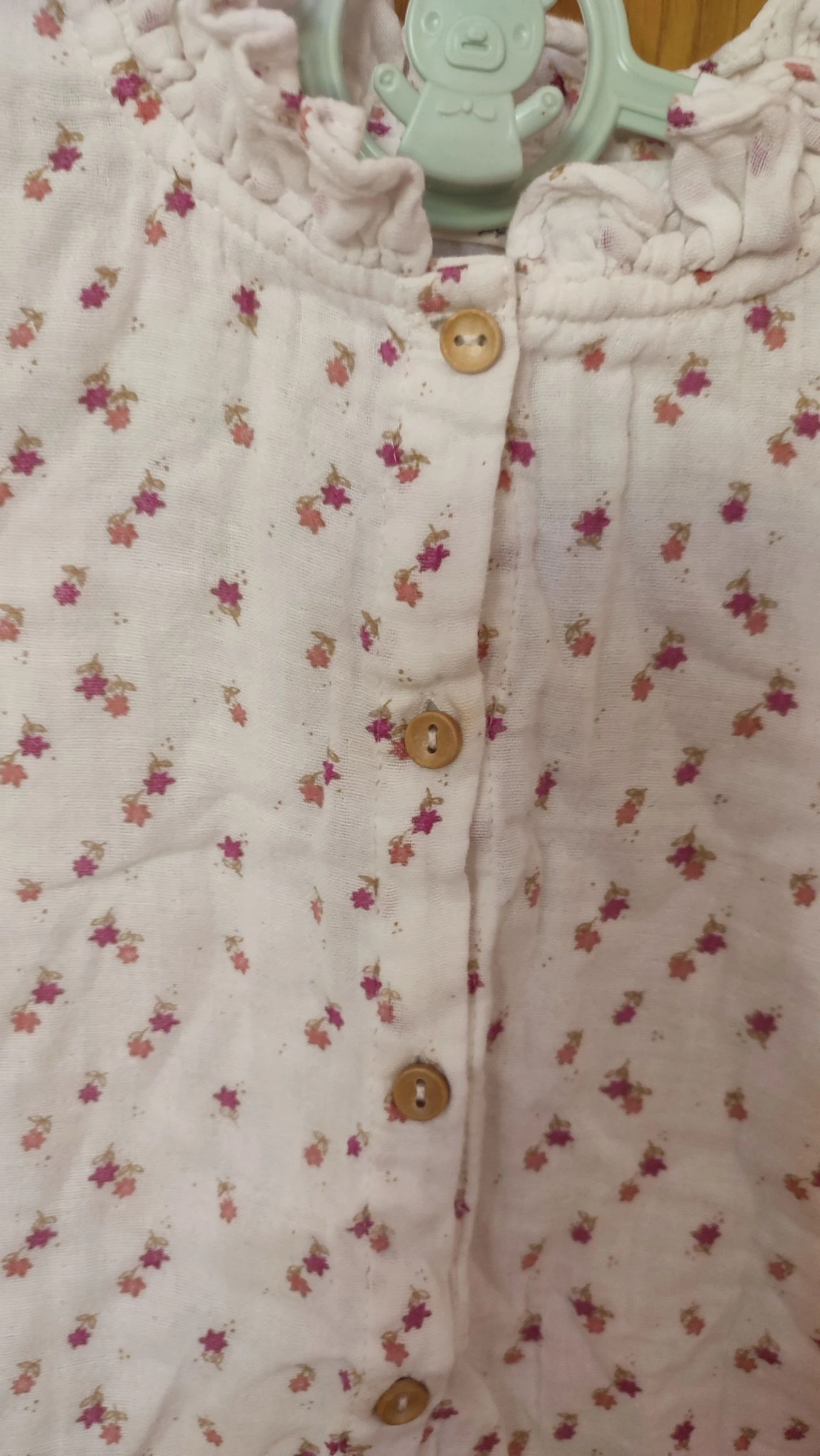Camisa florida floral gaze de algodão 3 años – photo 2